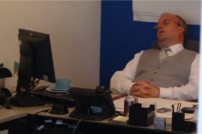 Brian Coleman in his City Hall office